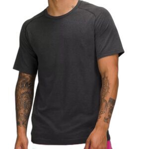 Made For Italic Black 95% Bamboo T-Shirt Scoop Neck Short Sleeves Men's Size S